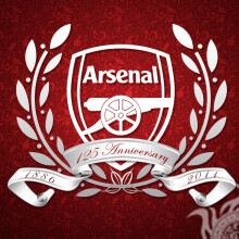 Logotipo del club de fútbol Arsenal en la descarga de avatar