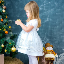 Аватарка снегурки Девочка в бальном платье
