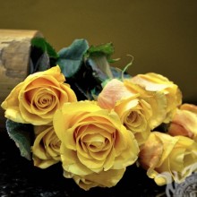 Букет с розами на аватар