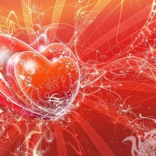 Imagem para avatar com coração vermelho