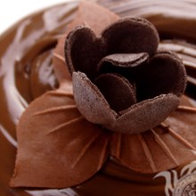 Chocolate flower cake
