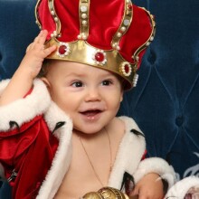 Маленький ребенок фото в короне