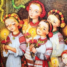 Девочки украинки рисунок для аватарки