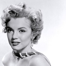 Marilyn Monroe photo on the profile picture for Instagram