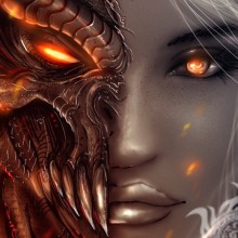 Ángel demonio de Diablo 3 en avatar