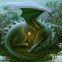 Schlafender Drachen-Avatar