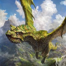 Летящий дракон на аватар