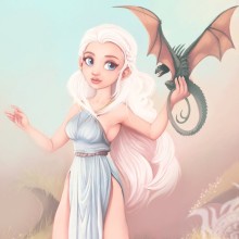 Picture Daenerys and the Dragon for icon