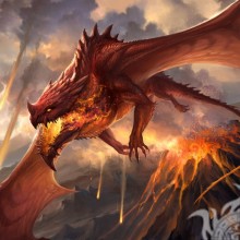 Красивый дракон на аватар