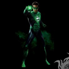 Lanterna verde do super-herói supera o avatar do punho