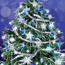 Avatar con árbol de navidad para chico