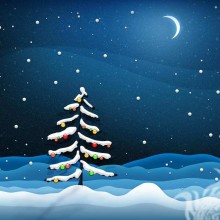 Árvore de Natal no download do desenho do avatar na página
