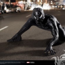 Человек-паук в черном костюме картинка на аву