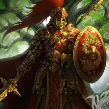 Imagem do avatar do cavaleiro em armadura