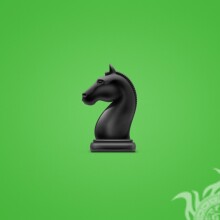 Скачать картинку шахматного коня бесплатно
