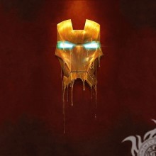 Лого маска Железный человек скачать на аву