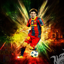 Cooles Foto des Fußballspielers Messi auf Ihrem Profilbild