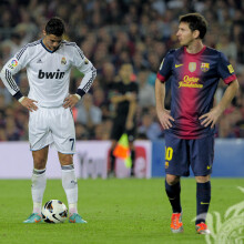 Cristiano Ronaldo and Messi photo on the avatar