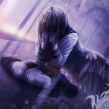 Avatar de anjo chorando triste