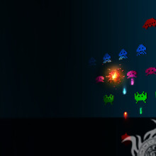 Free download a picture from the game Space Invaders to your avatar