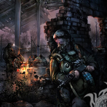 Free download a picture from the game STALKER on your avatar