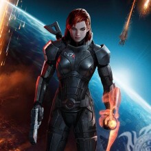 Скачать на аватарку фото Mass Effect
