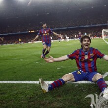 Foto mit Messi auf dem Profilbild