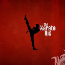 Karate und Kinderfoto