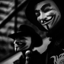 Guy Fawkes picture from the movie on the avatar