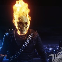 Ghost Rider with Burning Skull Avatar