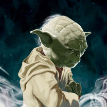 Foto do mestre Yoda para foto de perfil