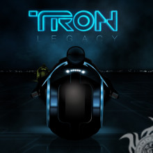Avatar avec l'intro du film Tron
