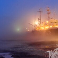 Download photo for guy free ship in the fog