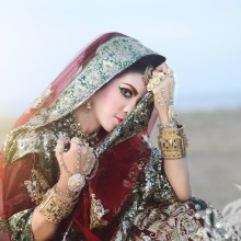 Lindo avatar de uma garota em um sari