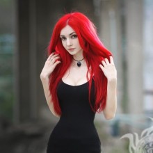 Cheveux roux sur avatar