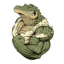 Cool crocodile for icon in Steam