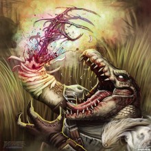 Imagen de cocodrilo zombie para avatar