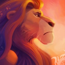 Лев из мультфильма Король Лев на аватар