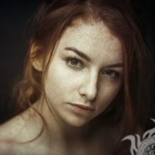 Портреты красивых рыжеволосых девушек