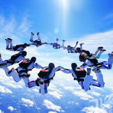 Avatar avec parachutistes