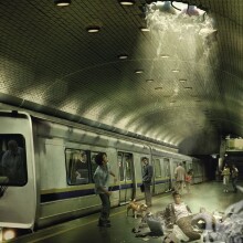 Foto in der U-Bahn auf dem Profilbild