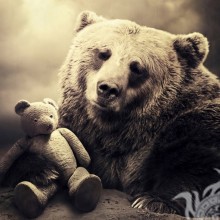 Красивый аватар с медведями