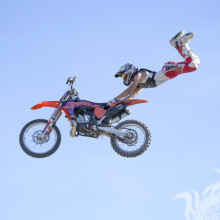 Motocross FMX Fahrer Foto