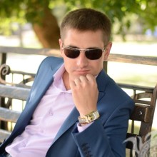 Man in a suit and sunglasses photo