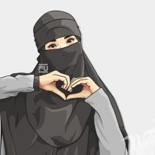 Picture for muslim woman for avatar