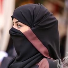 Photo de femmes musulmanes sans visage sur avatar
