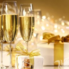 Glasses with champagne for icon download photo
