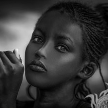 Девочка негритянка на аву