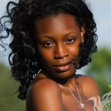 Schwarzes Frauenbild für Avatar