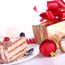 Фото торт на Новий Рік на аватар